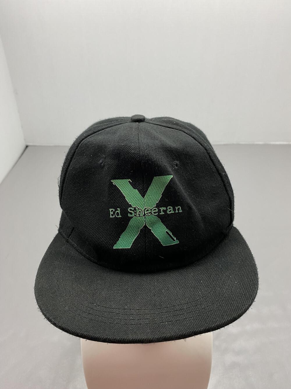Ed Sheeran Hat Cap Snap Back One Size Black Twill Baseball Cap Adjustable Mens